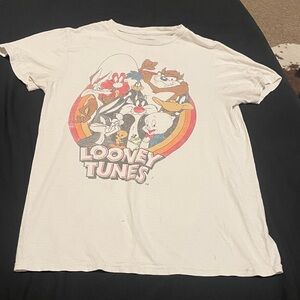 Rue21 White Looney Tunes Graphic Tee